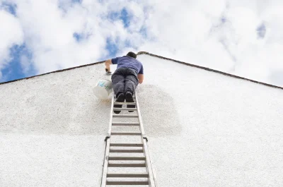 Peinture extérieure au Sap-André — façades et ravalement